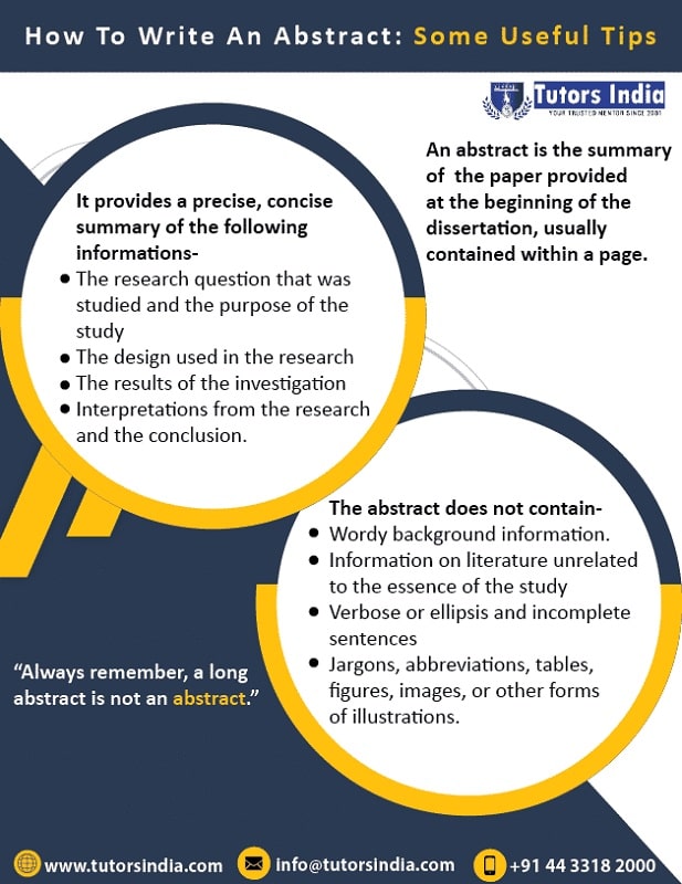 abstract thesis tips