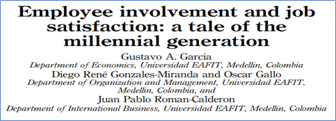 Millennials as Employees: What motivates them to enter the work force? Business & Management Research Dissertation Topics ideas in the area of Millennials in the Workplace (2019)