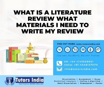 write my literature review