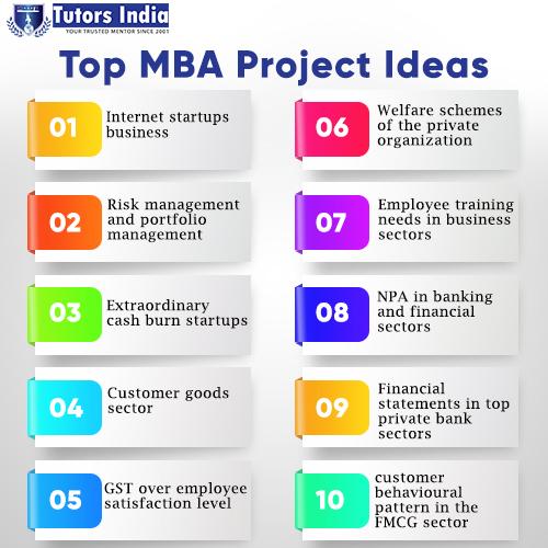mba project ideas