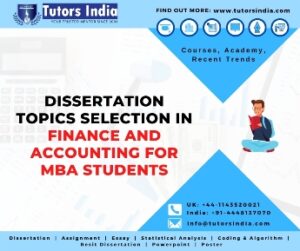 Finance and Accounting Dissertation Topics and Titles - Research Prospect
