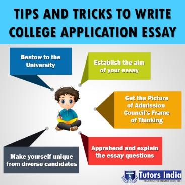 tips to write application essays