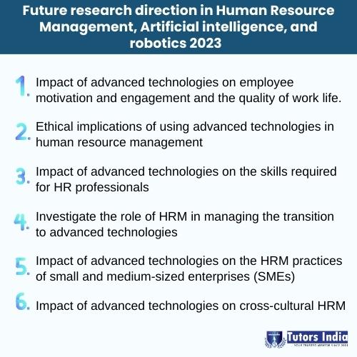 Future research direction in human resource    