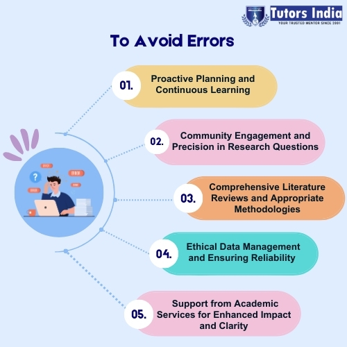 Avoiding the 5 common errors in student research: strategies for success applicable to diverse academic domains learn from the experts.
