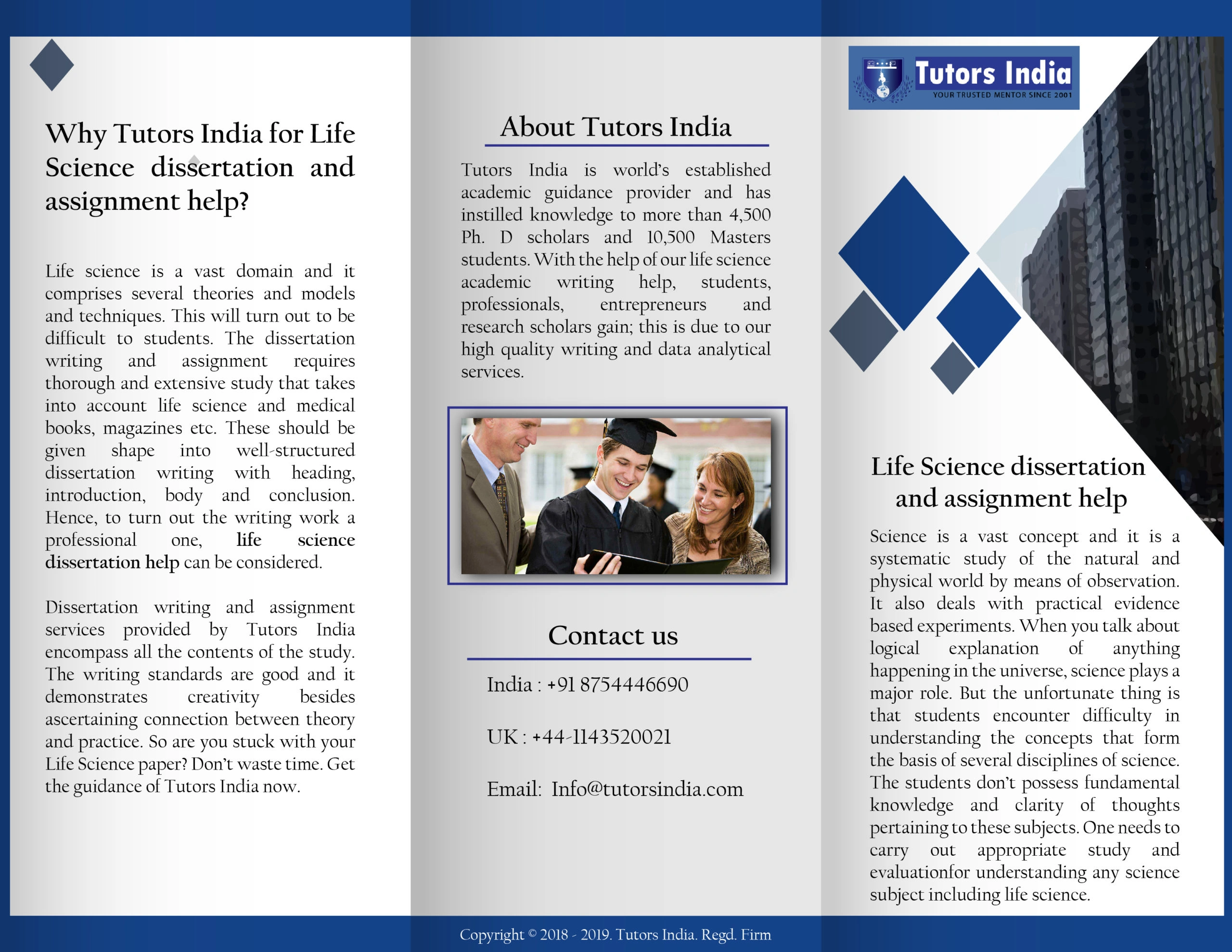 Life Science Dissertation and Assignment Help