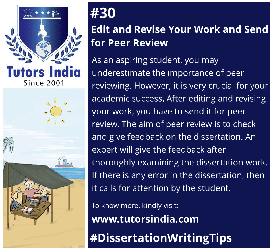Edit and Revise Your Work and Send for Peer Review